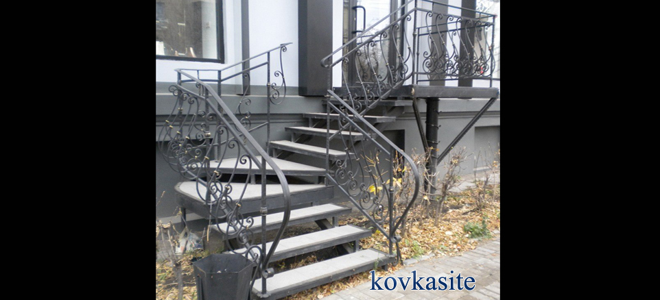 кованые металлические лестницы в москве №36